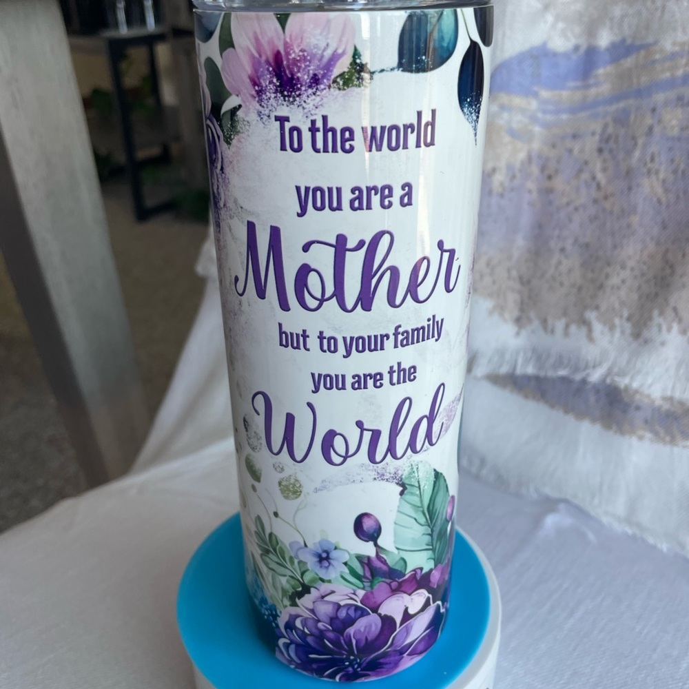 Brand New 20 oz Skinny Tumbler Mom